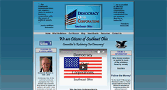 Desktop Screenshot of democracyovercorporations.org
