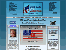Tablet Screenshot of democracyovercorporations.org